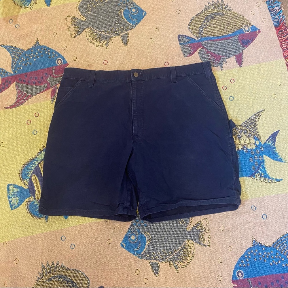 Carhartt navy blue shorts